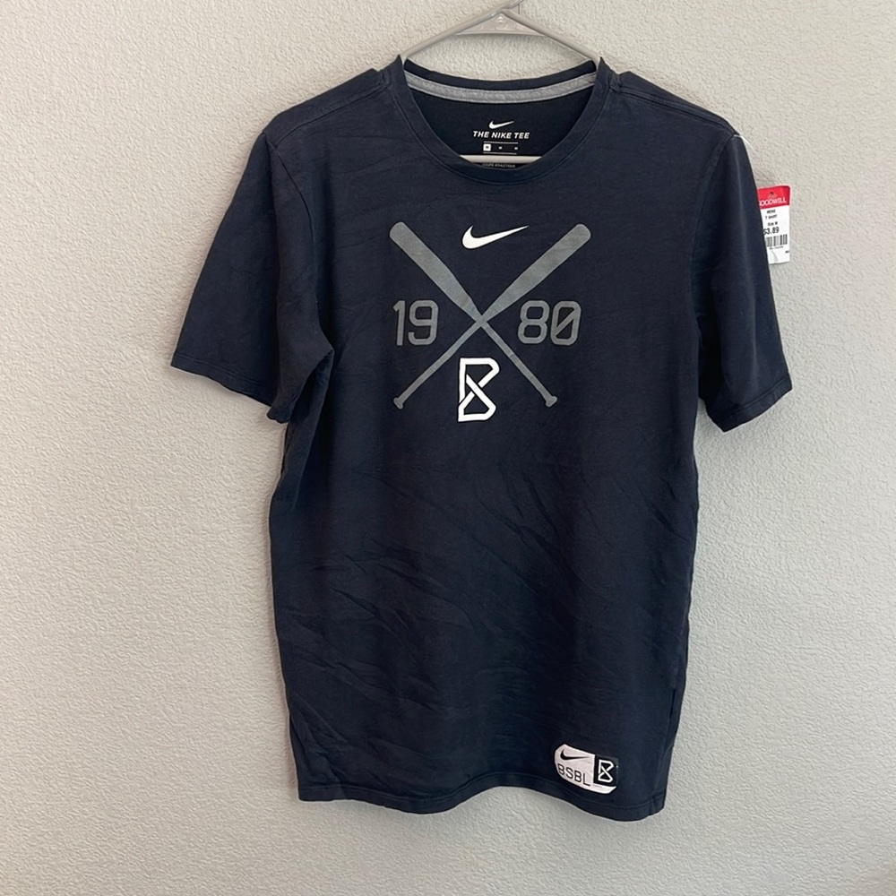 Men’s Nike Dri-Fit Navy Blue Baseball Shirt